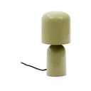 Zelena namizna svetilka s kovinskim senčilom (višina 28 cm) Monze – Kave Home