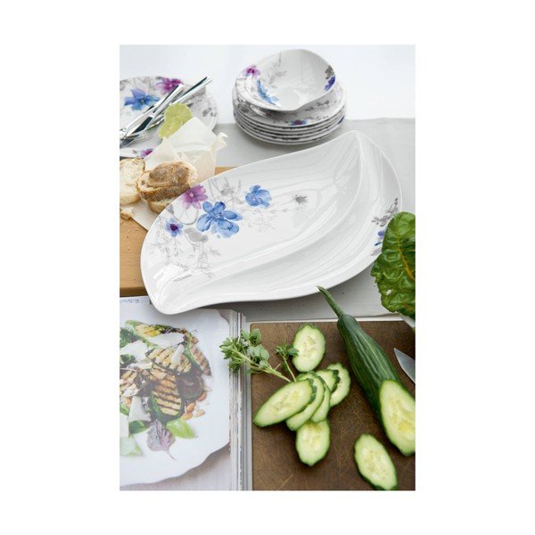 Porcelanast servirni pladenj z motivom cvetja Villeroy & Boch Mariefleur Serve, 50 x 30 cm-image-1