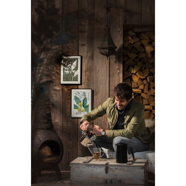 Črn kovinska french press San Marco - Leopold Vienna-image-1