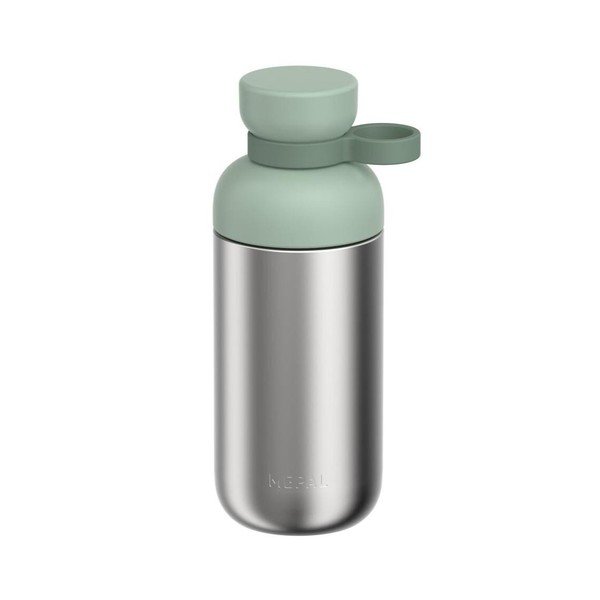 Steklenica za vodo iz nerjavečega jekla v srebrni barvi/žajbljevo zelena 500 ml Vita – Mepal