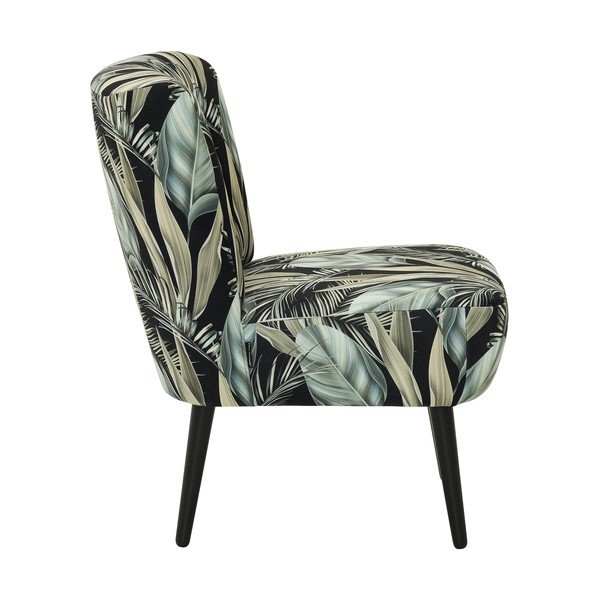 Črno-zelen fotelj Max Winzer Fiona Carribean-image-3