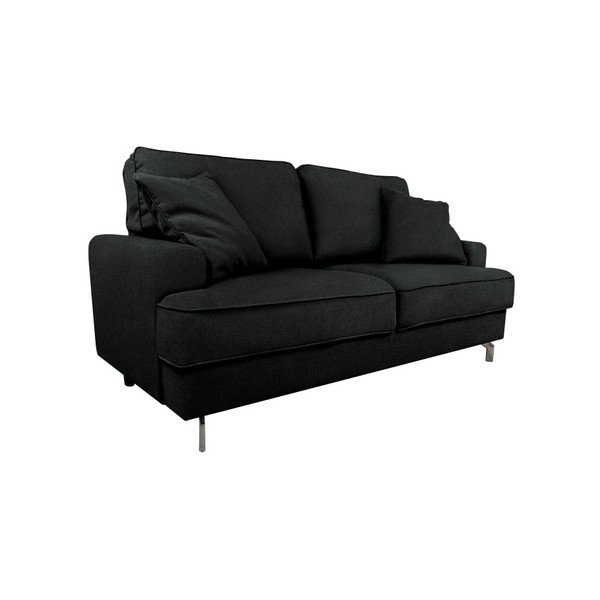 Črna dvosedežna zofa Kooko Home Rumba-image-1