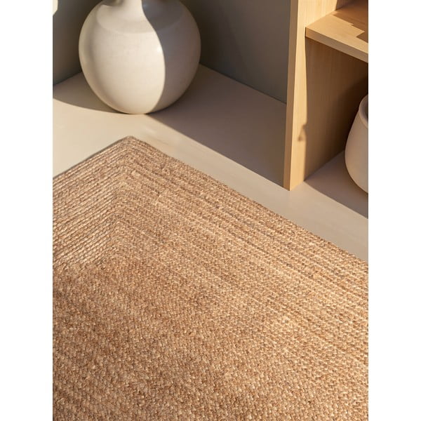 Obojestranska ročno tkana preproga iz jute v naravni barvi 160x230 cm Sharmila Natural Brown – Hanse Home-image-3