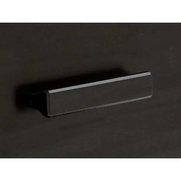 Komoda iz črnega bora z vrati iz ratana Støraa Jolene, širina 90 cm-image-1