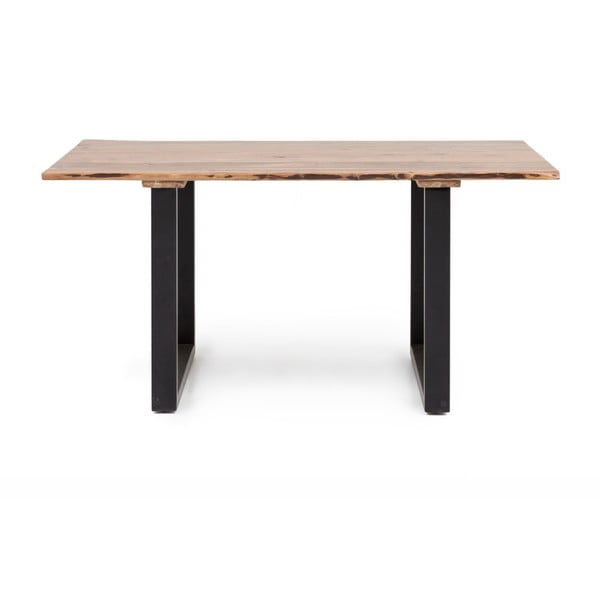 Jedilna miza z zgornjim delom iz akacijevega lesa WOOX LIVING Industrial, 160 x 60 cm