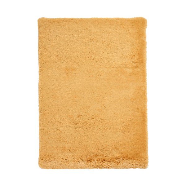 Gorčično rumena preproga 80x150 cm Super Teddy – Think Rugs