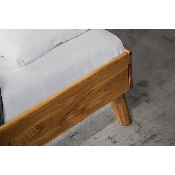 Hrastova zakonska postelja 140x200 cm Greg 3 - The Beds-image-4