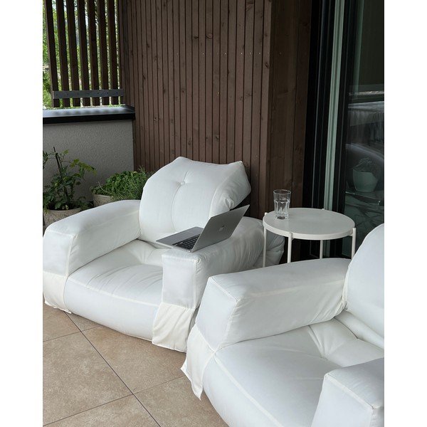 Temno siv zunanji raztegljiv fotelj Karup Design OUT™ Hippo-image-4