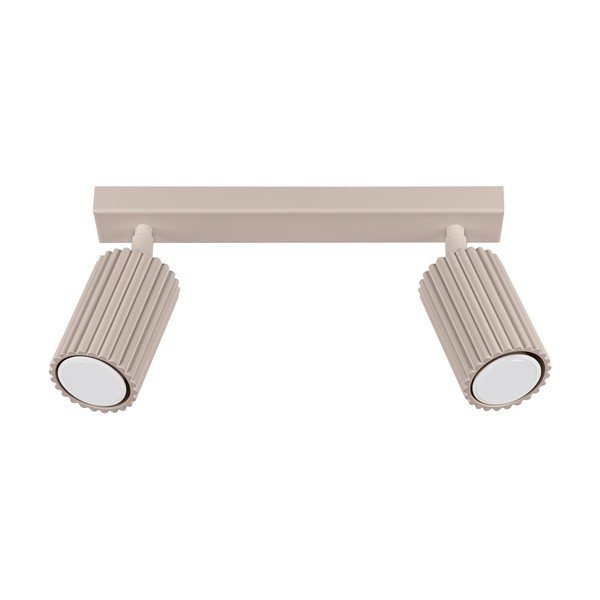 Sivorjavo kovinsko točkovno svetilo 6,5x30 cm Gleam – Sollux