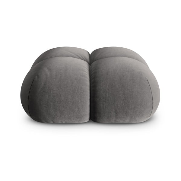 Siv žameten tabure Loretto – Cosmopolitan Design