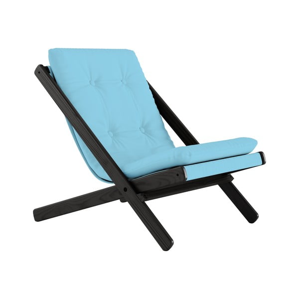 Zložljiv fotelj Karup Design Boogie Black/Light Blue