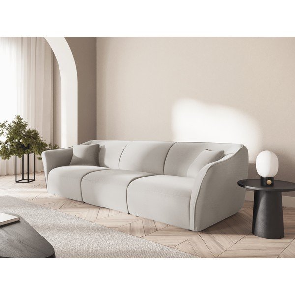 Bež žametna sedežna garnitura 292 cm Tokyo – Cosmopolitan Design-image-1