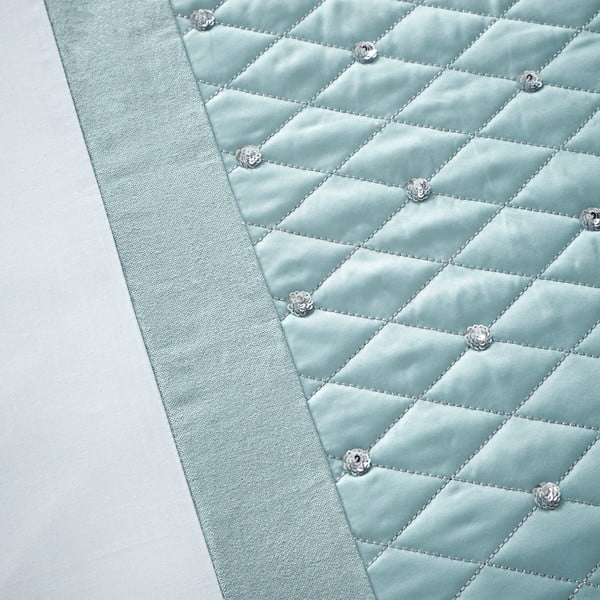 Bela/modra posteljnina za zakonsko posteljo 200x200 cm Sequin Cluster – Catherine Lansfield-image-3