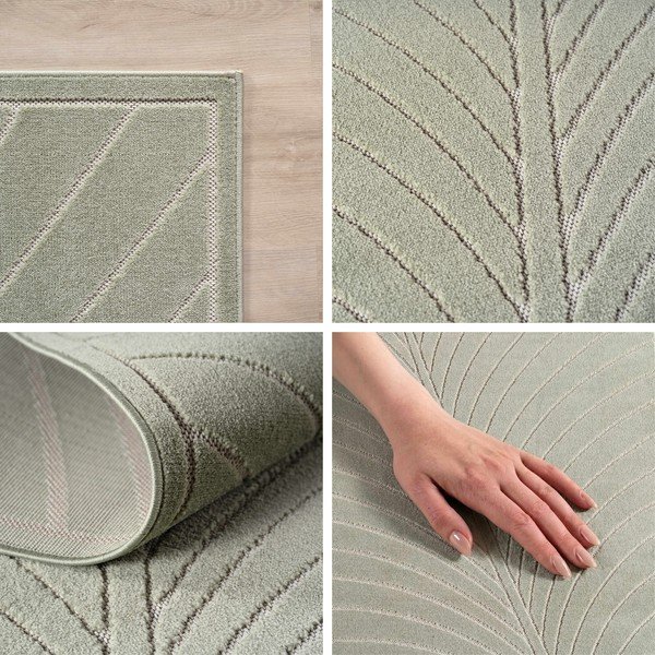 Zelena okrogla notranja in zunanja preproga ø 120 cm Nova 1204 – Ayyildiz Carpets-image-2