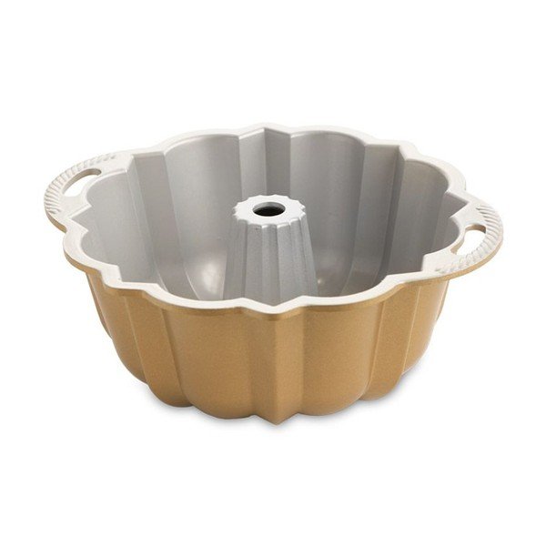 Model za kolač v zlati barvi Nordic Ware Anniversary, 2,8 l-image-2