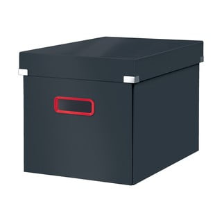 Siva škatla za shranjevanje Leitz Click&Store, dolžina 32 cm