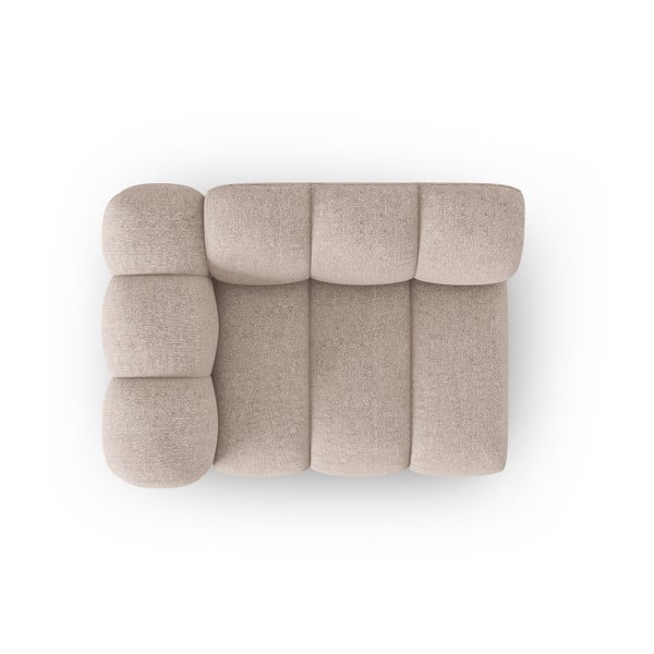 Bež modul za sedežno garnituro (levi kot) Lupine – Micadoni Home-image-3
