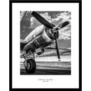 Črni stenski okvir Styler Floryda, 43 x 53 cm