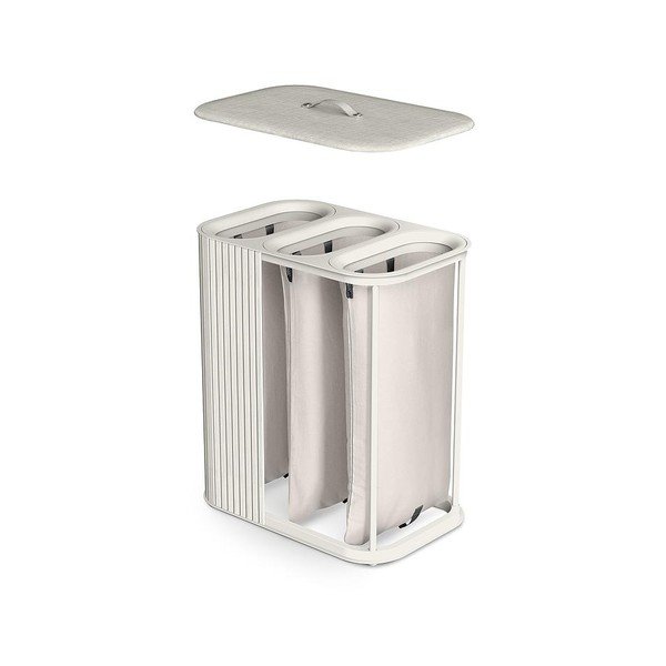 Bež koš za perilo 3x30 l iz bambusa Tota Trio Luxe – Joseph Joseph-image-1