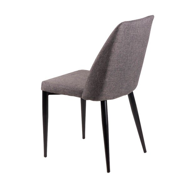 Komplet 2 temno sivih jedilnih stolov sømcasa Melissa-image-3