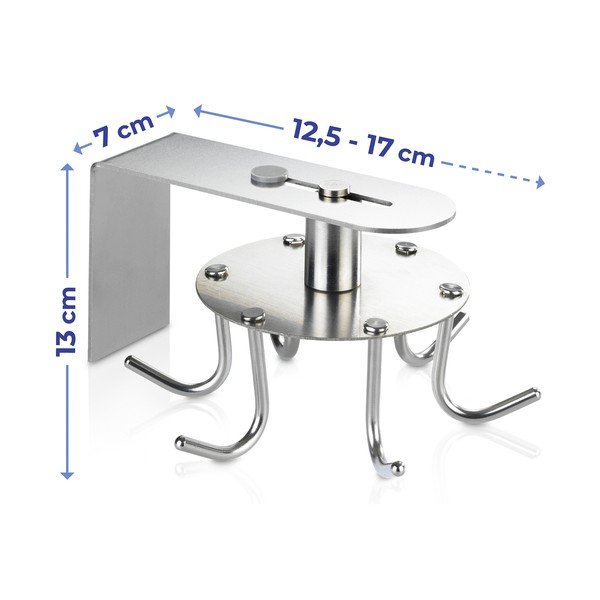 Kuhinjski organizator iz nerjavečega jekla z namestitvijo brez vrtanja – Maximex-image-3