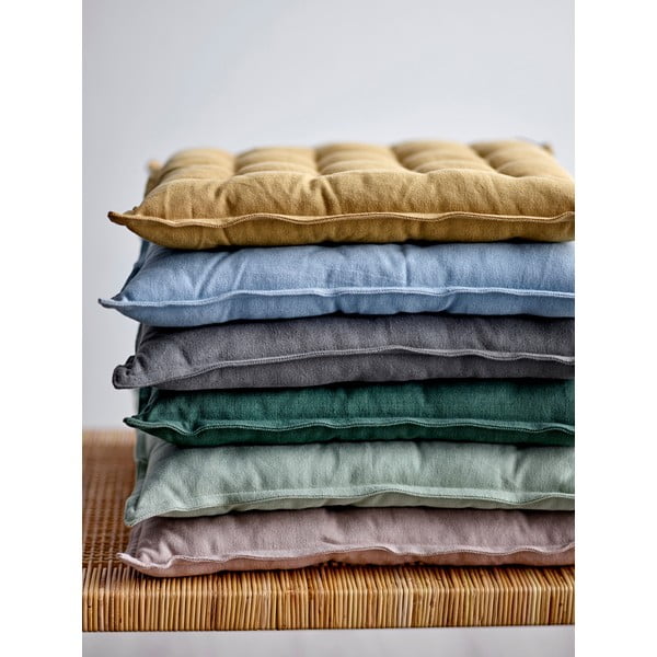 Svetlo zelena bombažna sedežna blazina Södahl, 40 x 40 cm-image-1