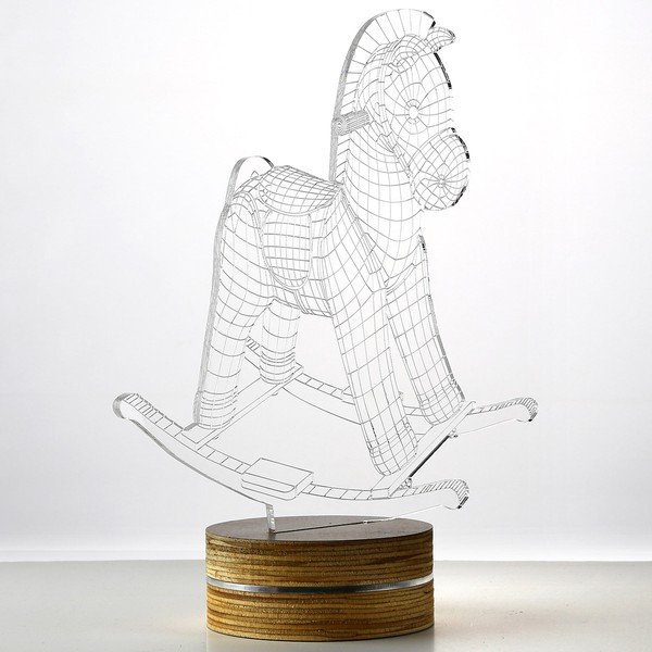 Namizna svetilka Horse 3D-image-1