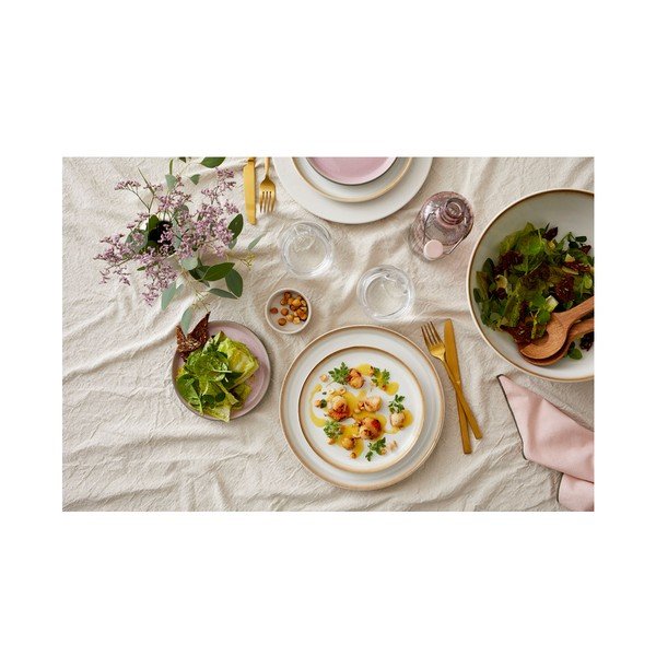 Rožnat/siv desertni krožnik iz kamenine ø 17 cm Gastro Grey/Light Pink – Bitz-image-4