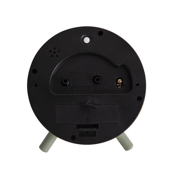 Zelena kovinska budilka Karlsson Index, ø 11 cm-image-2