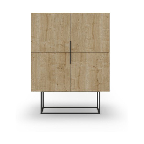 Omarica v hrastovem dekorju 100x130 cm Titan – Marckeric