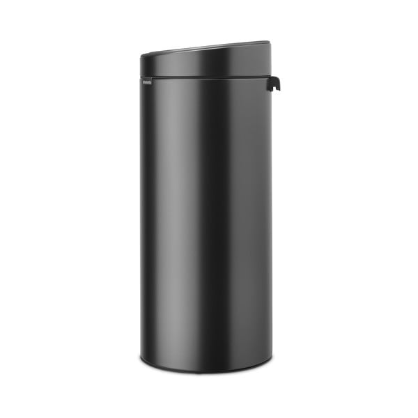 Temno siv jeklen koš za smeti na dotik 30 l Touch Bin – Brabantia-image-3