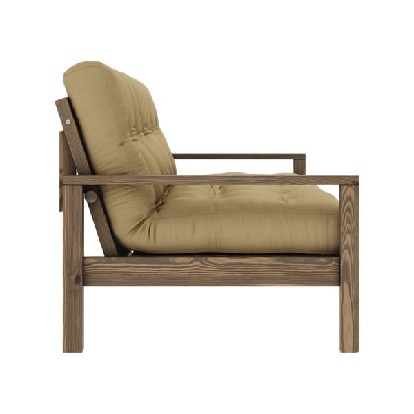 Gorčično rumena raztegljiva sedežna garnitura 205 cm Knob – Karup Design-image-4