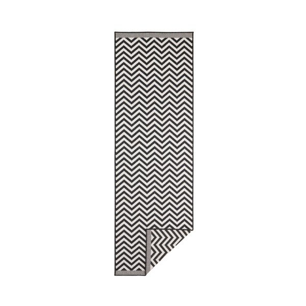 Črno-krmna dvostranska zelo odporna folija Bougari Twin Supreme Mismo, 80 x 350 cm