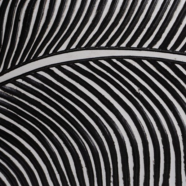 Dekorativni pladenj iz poliresina 16x37 cm B&W – Ixia-image-1