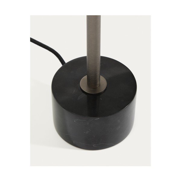 Črna kovinska namizna svetilka (višina 32,5 cm) Lynor – Kave Home-image-3