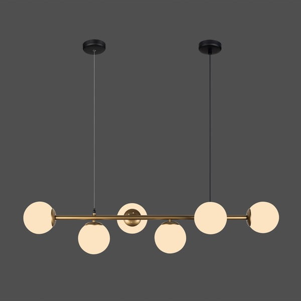 Viseča svetilka v zlati barvi Squid Lighting Owl, višina 120 cm-image-1