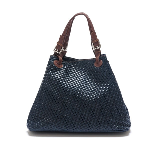 Modra usnjena torbica Isabella Rhea št. 8019