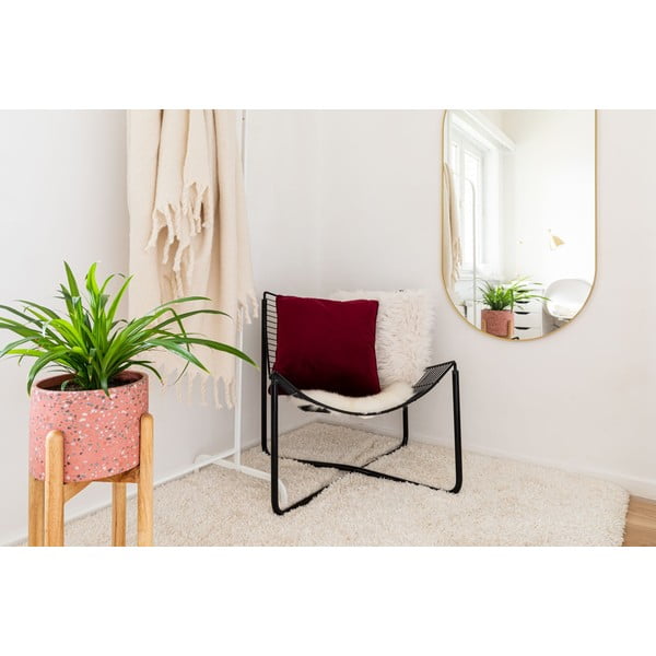 Temno vijolična okrasna blazina Tiseco Home Studio Velvety, 45 x 45 cm-image-1