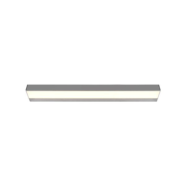 LED stenska svetilka v svetleči srebrni barvi (dolžina 60 cm) Rocco - Trio-image-2