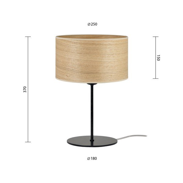 Bež namizna svetilka iz naravnega furnirja Sotto Luce Tsuri S, ⌀ 25 cm-image-3