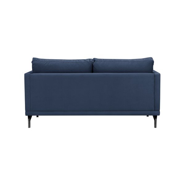 Temno modra zofa z naslonom za noge v črni barvi Windsor & Co Sofas Jupiter-image-3