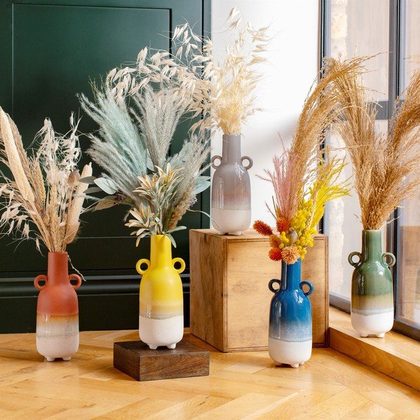 Zelena vaza Sass & Belle Bohemian Home Mojave, višina 23 cm-image-1