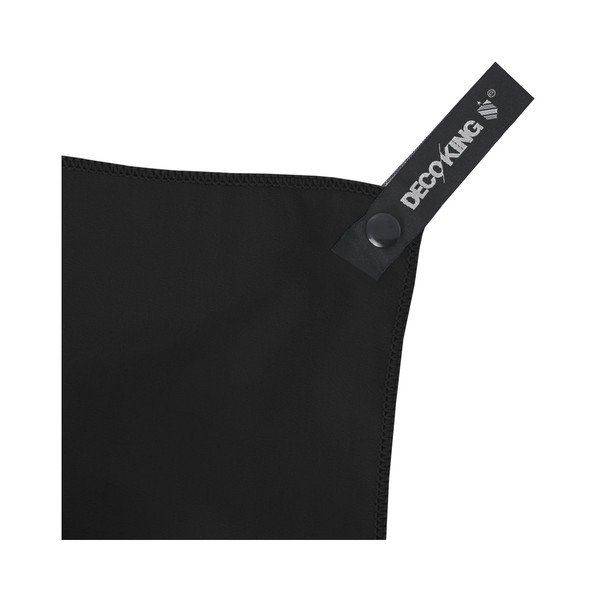 Črna hitro sušeča brisača DecoKing EKEA, 40 x 80 cm-image-4