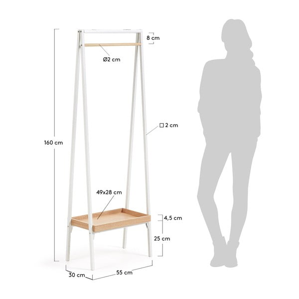 Obešalnik Kave Home Belgrad Lok-image-4