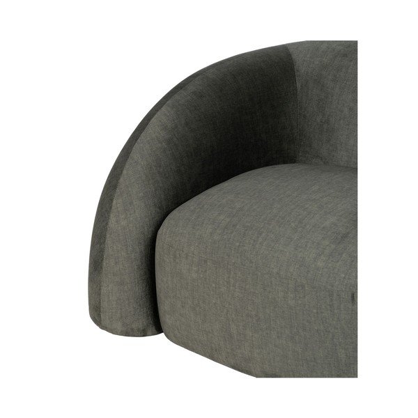 Temno zelen žameten fotelj Archie – Ixia-image-4