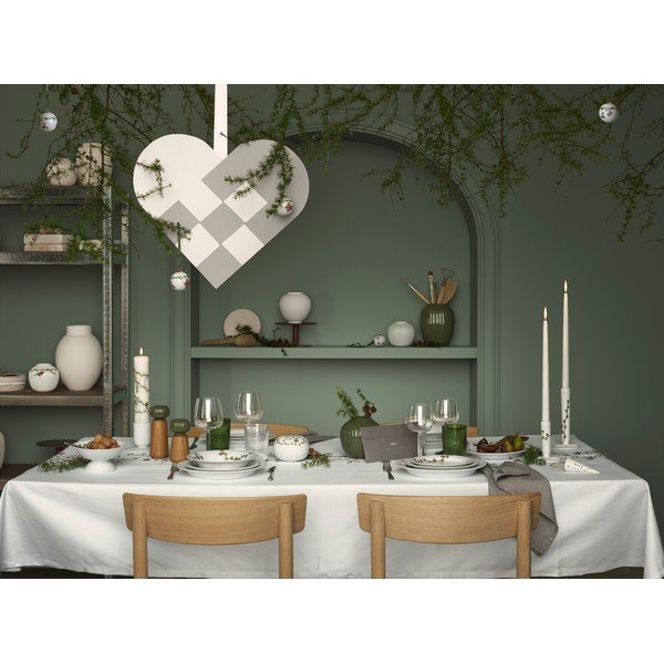 Bela porcelanasta skledica z božičnim motivom Hammershøi – Kähler Design-image-3