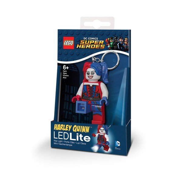 LEGO® DC Super Heroes Harley Quinn svetleča obesek za ključe-image-1