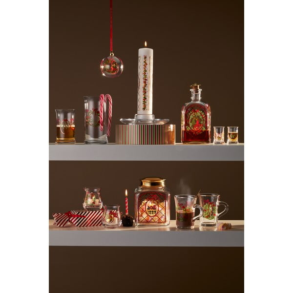 Steklen ročno pihan božični okrasek ø 8 cm Annual Christmas Bauble 2025 – Holmegaard-image-2