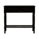 Črna stranska mizica 33x91 cm Heritage – Premier Housewares