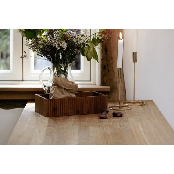 Škatla za shranjevanje iz bambusa v naravni barvi 30x15x8 cm Mera – Wenko-image-2